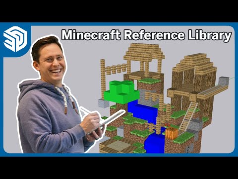Making a Minecraft Scene with Your Own Reference Library