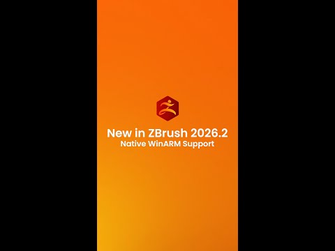 New in ZBrush 2026 | Native WinARM Support