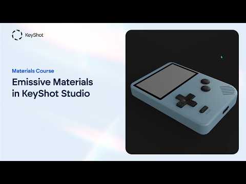Make Surfaces Glow in KeyShot Studio | The Emissive Material