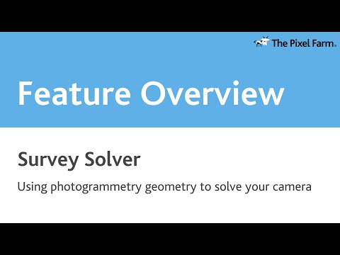 PFTrack Feature Overview | Survey Solver - Geometry
