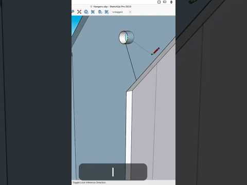 SketchUp trick to close a punctured face #shorts #sketchup