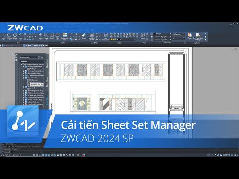 Cải tiến Sheet Set Manager | ZWCAD 2024 SP