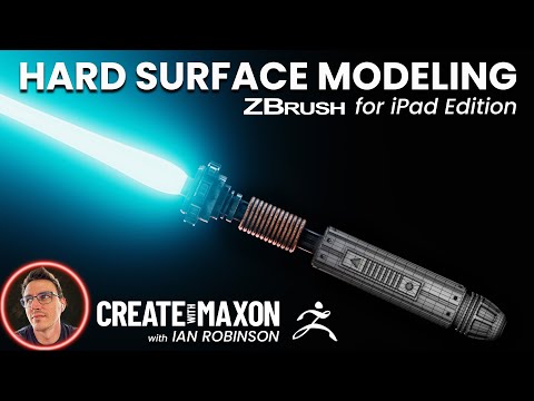 Hard Surface Modeling using ZBrush for iPad – Create with Maxon