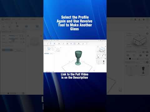 How to Use the Revolve Tool of SelfCAD to Create 3D Models