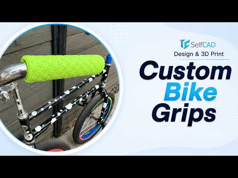 How to 3D Design a Bicycle Handle Bar in SelfCAD