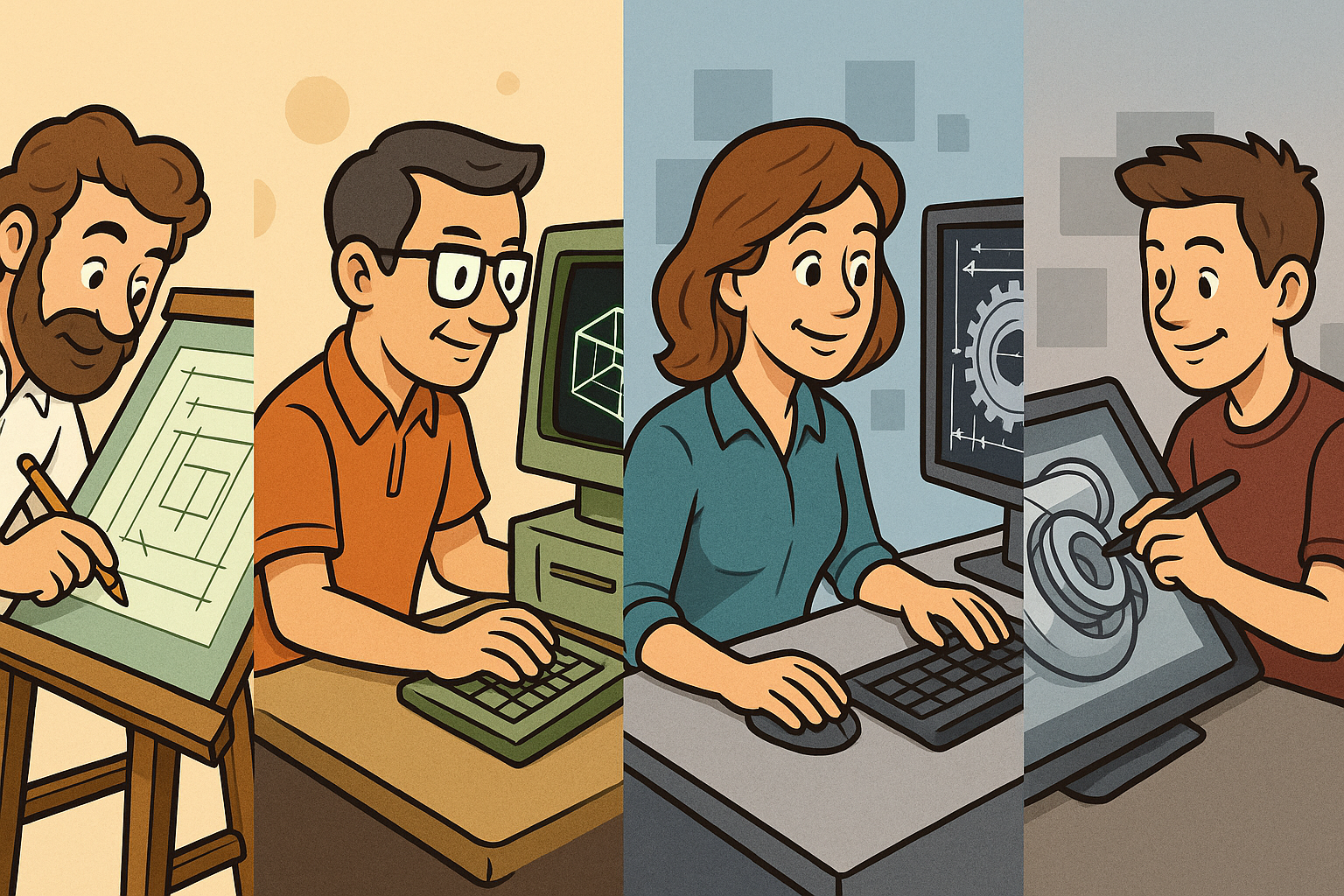 Design Software History: The Evolution of Design Software: Pioneering Innovations and Historic Case Studies in CAD and Its Impact on Modern Industries