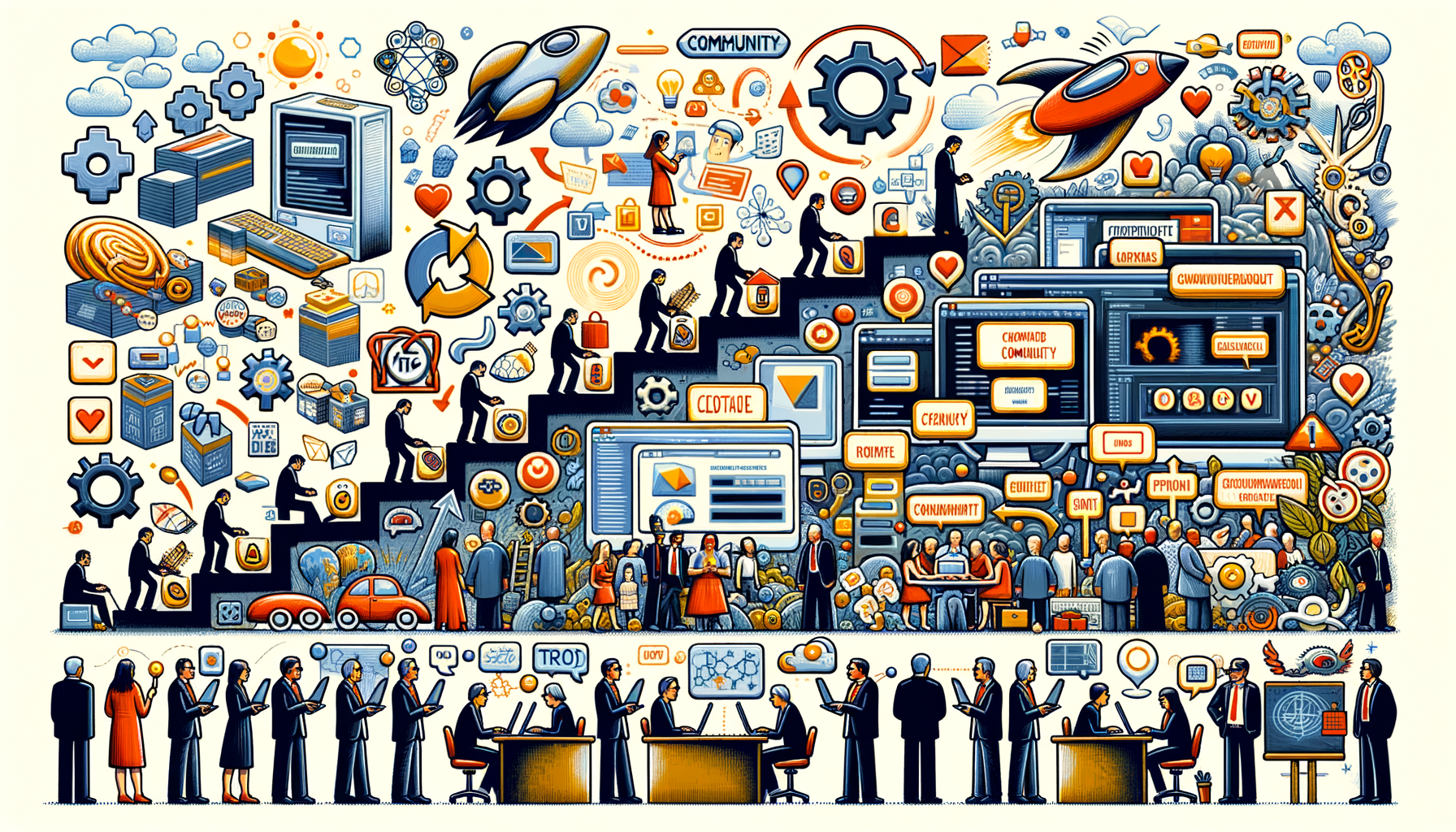 Design Era Software Design Software History: The Evolution and Impact of Community Contrib