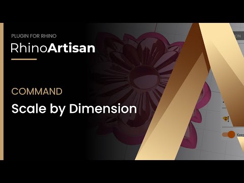 RhinoArtisan - Scale by Dimension - Command