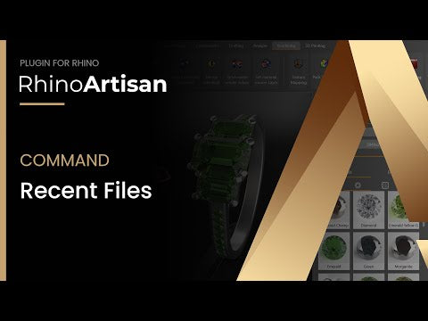 RhinoArtisan - Recent Files - Command