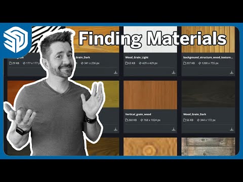 Finding Great Materials on 3D Warehouse