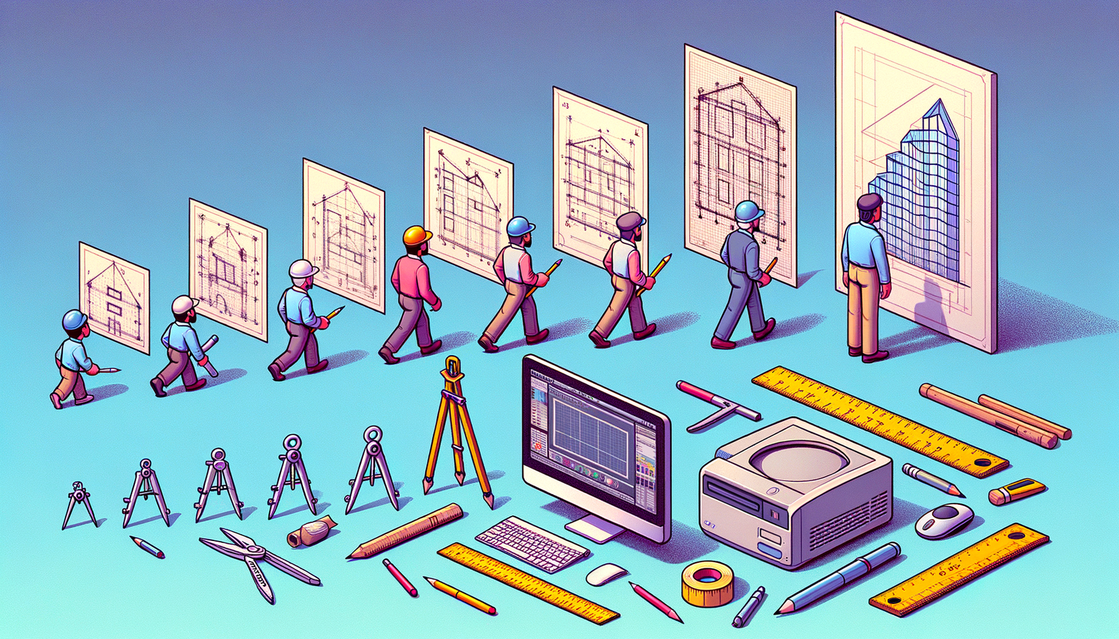 Design Software History: From Blueprints to Digital Realms: The Evolution from 2D Drafting to 3D Modeling in Design Software History