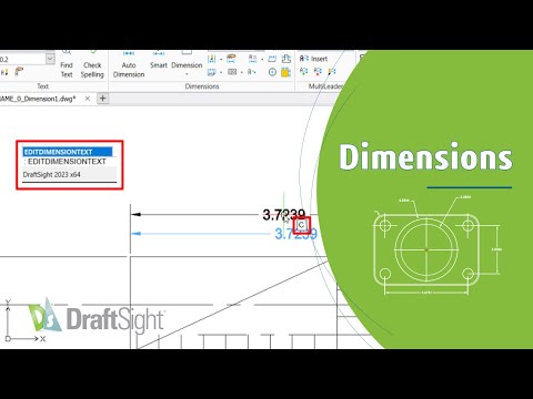 Edit Dimension to Center Justify Dimension Text Using Command Window