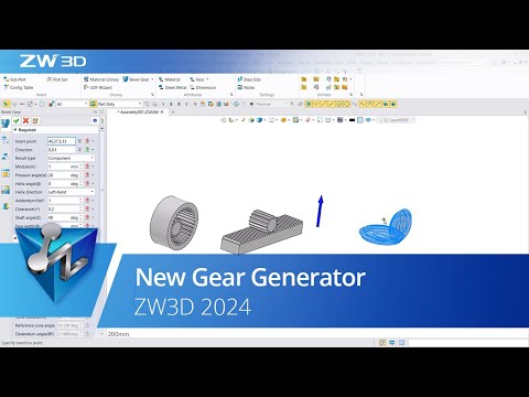 New Gear Generator | ZW3D 2024 Official