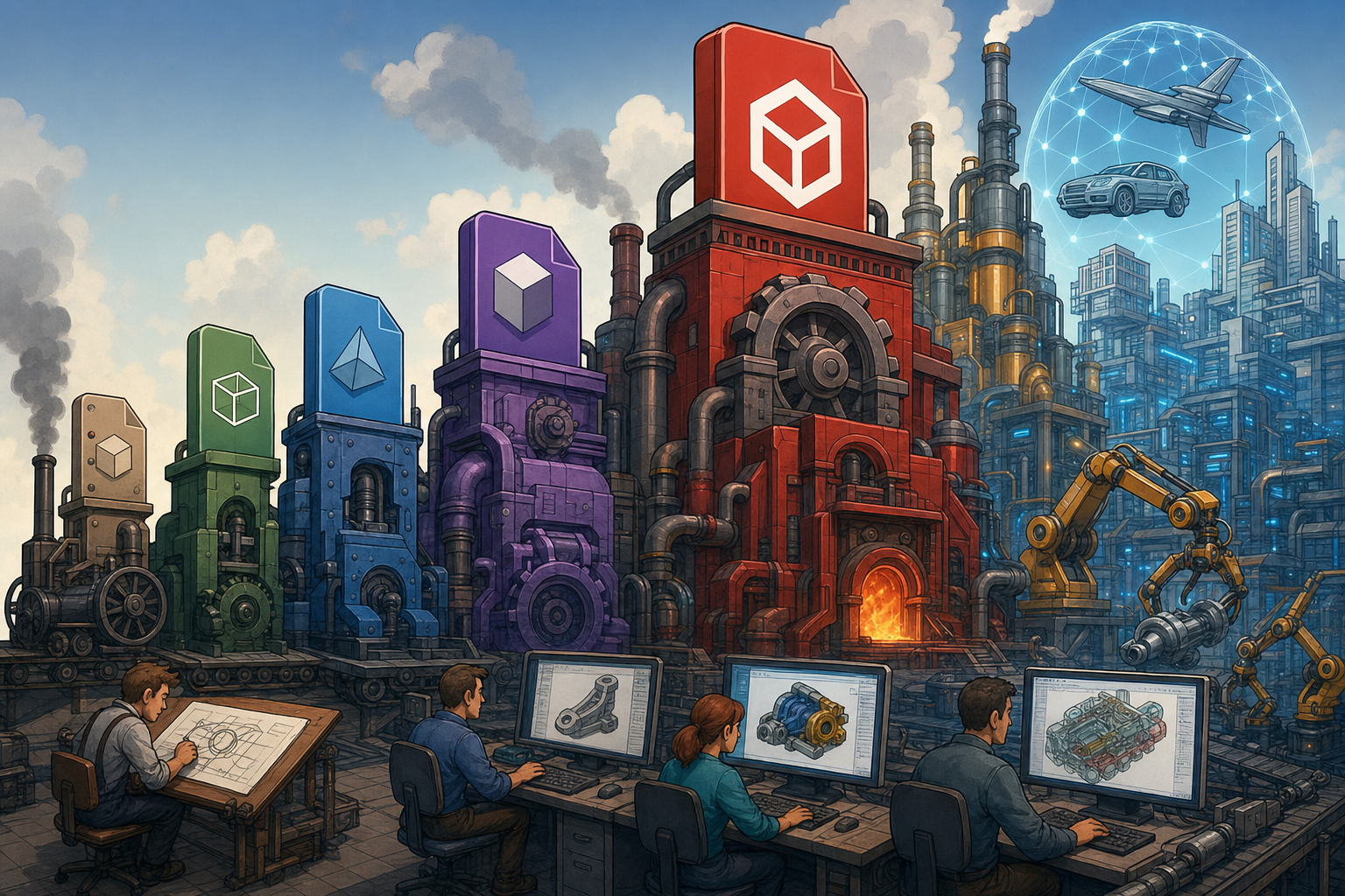 Design Software History: File Formats as Industrial Power in CAD History