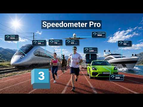 Measure Real-World Animation Speed in 3ds Max | Speedometer Pro
