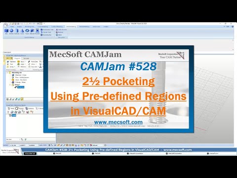 CAMJam #528: 2 Axis Pocketing with pre defined Regions in VCC