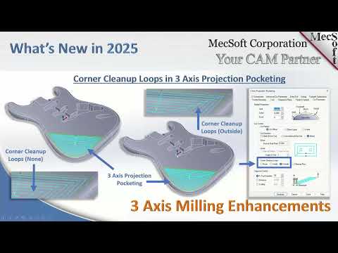 CAMJam #554: Whats New in 3 Axis in MecSoft CAM 2025