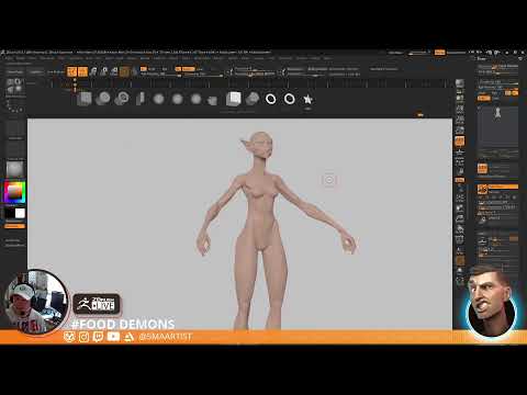 No Spare Time with SMAARTIST – Stephen Anderson – ZBrush 2023
