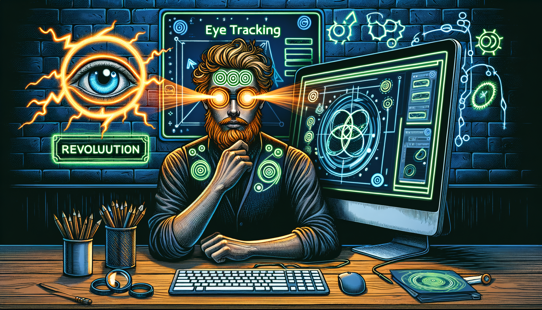 Student Using Eye Tracker Software Revolutionizing Design Software UX: Leveraging Eye-tracking for Enhanc