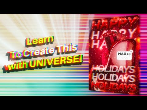 Max on Color | Crafting Holiday Greeting Cards with Universe