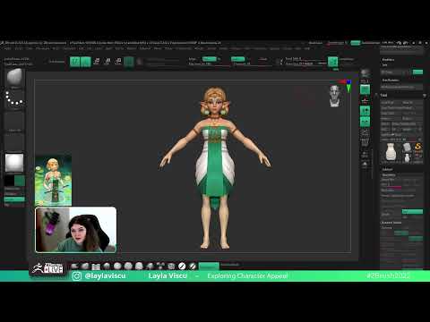 Exploring Character Appeal – Layla Viscu – ZBrush 2022