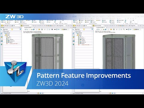 Pattern Feature Improvements | ZW3D 2024 Official