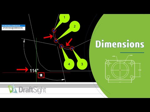 Create Four-point Angular Dimension at Angle Using Command Window