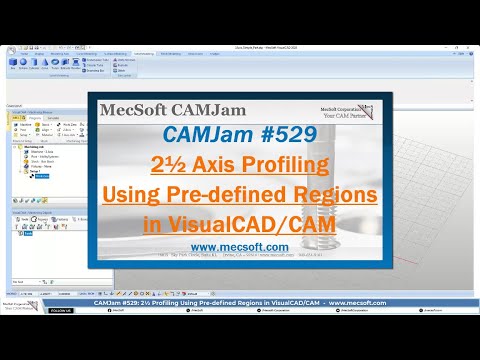 CAMJam #529: 2 Axis Profiling with pre defined Regions in VCC