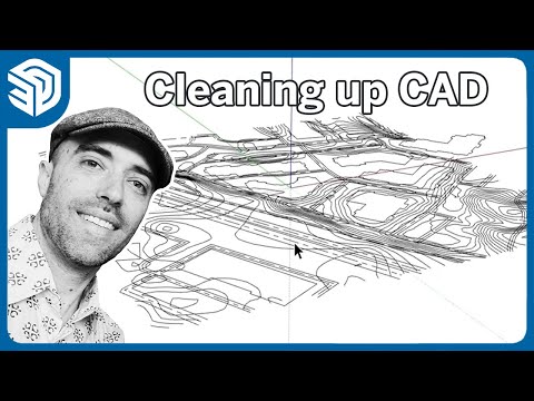 Import and Cleanup CAD Files in SketchUp