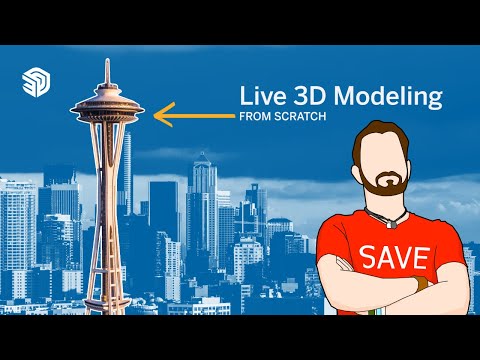 Recreating Seattle's Space Needle in SketchUp