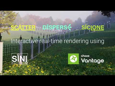 Interactive real-time rendering using SiNi and Chaos Vantage