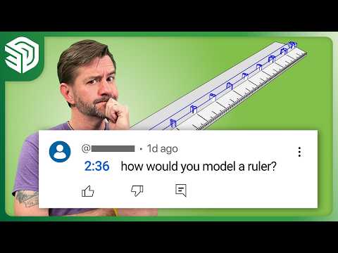 Suggestion ✅ 3D model a ruler in SketchUp