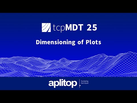 tcpMDT 25 Standard | Dimensioning of Plots
