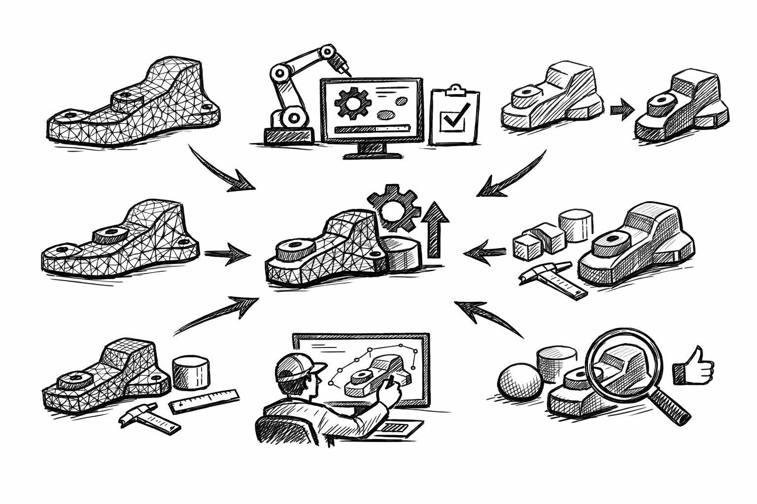 Mesh-to-CAD Acceleration Stack: 5 Capabilities for Faster Reverse-Engineering Reconstruction