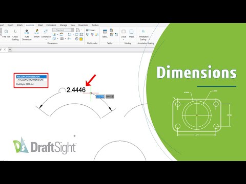 Create Arc Length Dimension Using Command Window