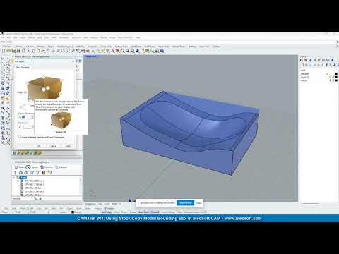 CAMJam #361: Using Copy Model Bounding Box in MecSoft CAM