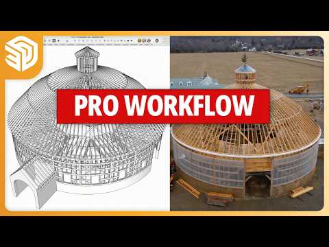 PRO Timber Frame Workflow in SketchUp with Mike Beganyi