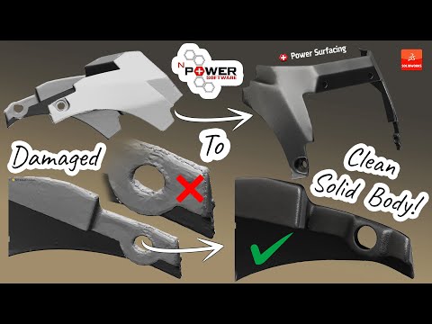 Clean your Mesh Using Power Surfacing | SOLIDWORKS