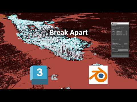 Split Large Attached Meshes in 3ds Max | Break Apart
