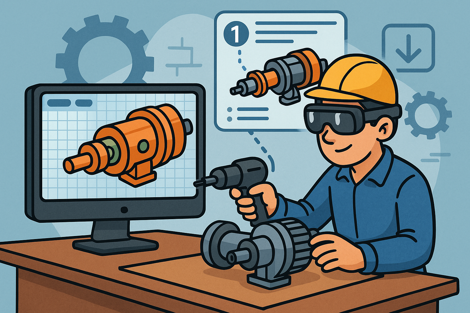 Augmented Assembly: Turning CAD/MBD into Executable XR Work Instructions for the Digital Thread