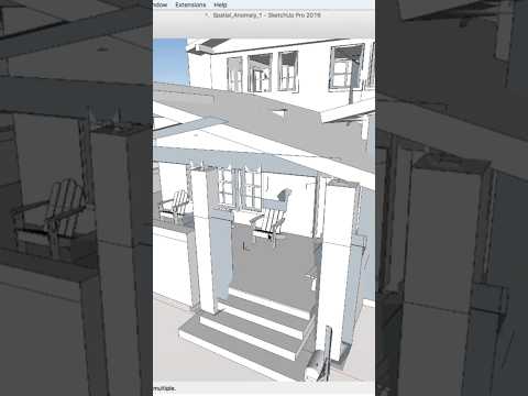 Funky looking DWG or IFC? Here's the fix #sketchup #shorts