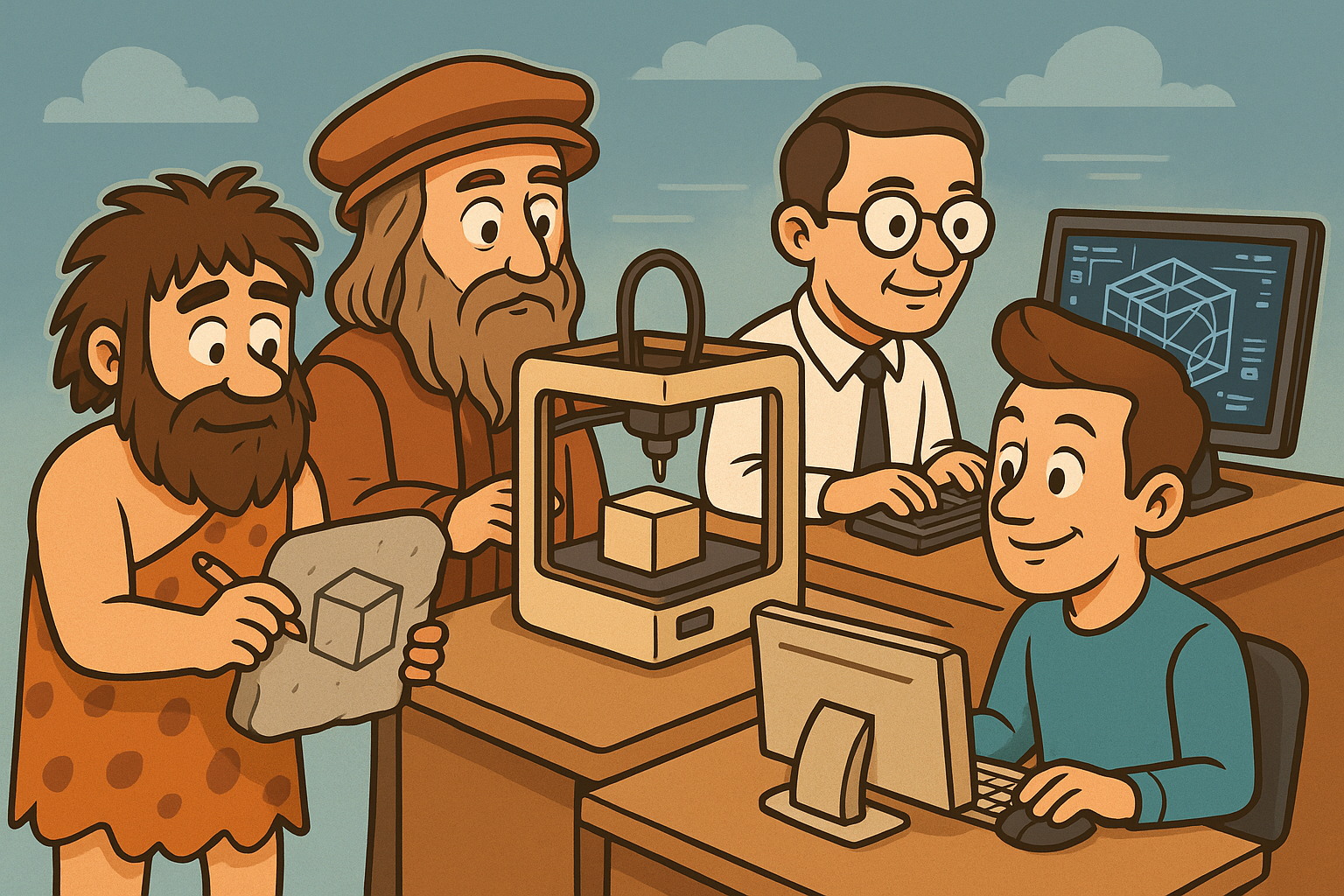 Design Software History: Historical Development of Additive Manufacturing and Its Integration with Design Software Technologies