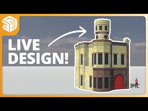 Modeling the former Firehouse No.1 – LIVE!