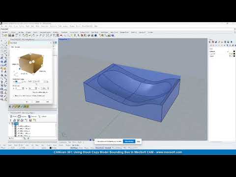 CAMJam #361: Using Copy Model Bounding Box in MecSoft CAM