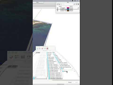 Putting Images on Terrain in #sketchup #shorts