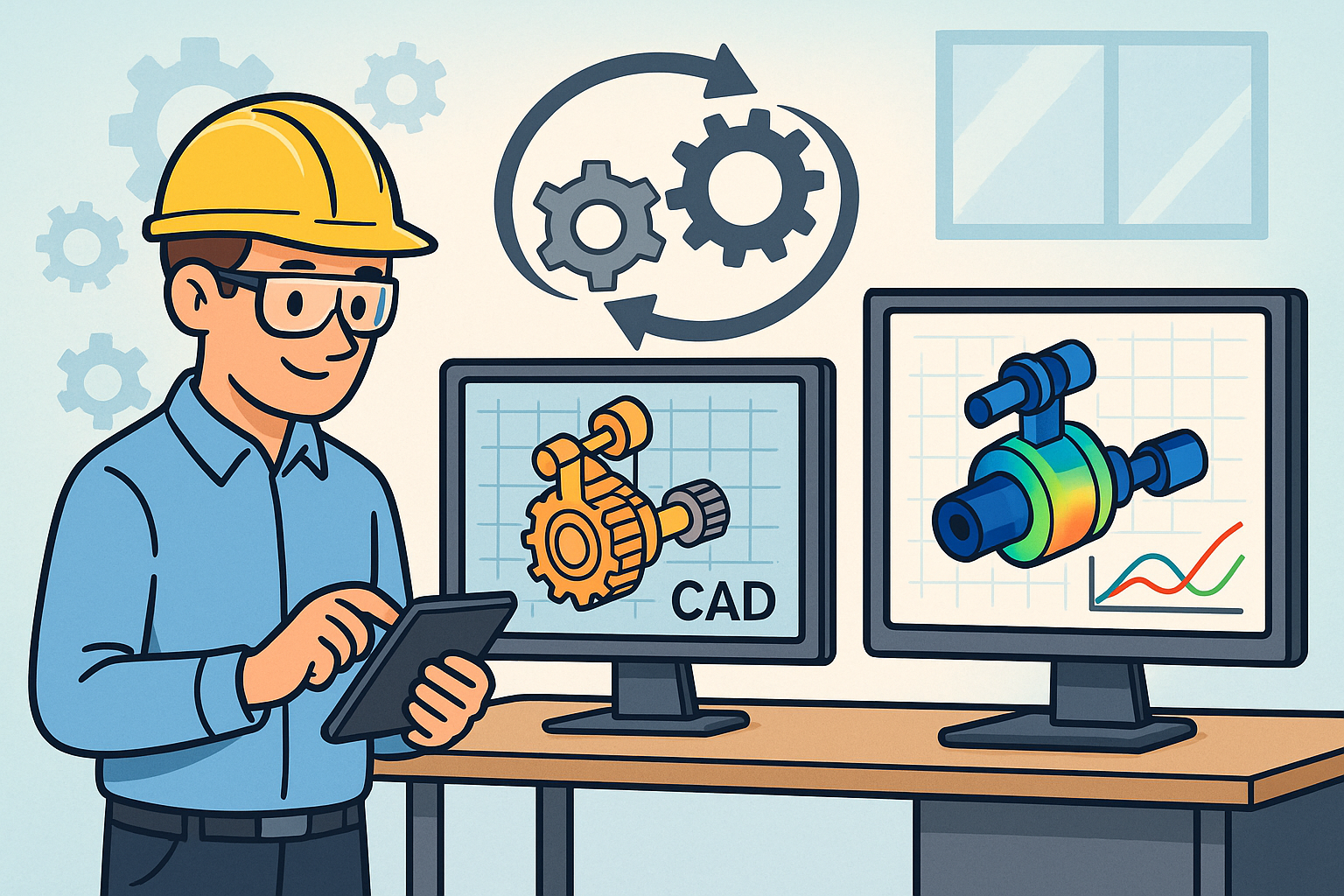 Engineering-Centric Continuous Integration for CAD and Simulation
