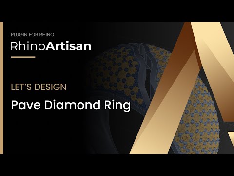 Tutorial: Pavé Diamond Ring | RhinoArtisan