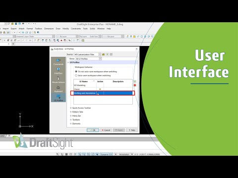 Engineering Draft Ui Switch to Drafting and Annotation UI Using Command Window