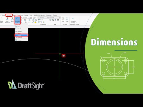 Create Jodgged Dimension for a Circle at Angle from Toolbar