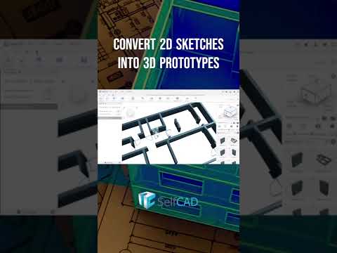 Convert sketches into a 3D-printable prototypes